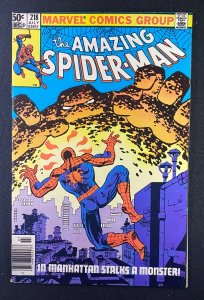 Amazing Spider-Man (1963) #218 VF- (7.5) Frank Miller