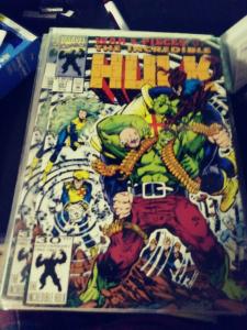 Incredible Hulk  # 391  1992 MARVEL di war and pieces  pt 2 x factor  pantheon