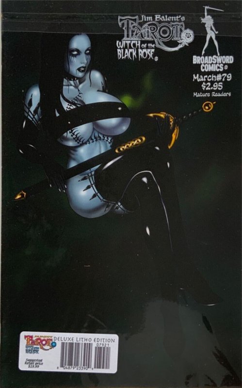 TAROT WITCH OF THE BLACK ROSE #79  DELUXE LITHO EDITION W/SIGNED PRINT NM