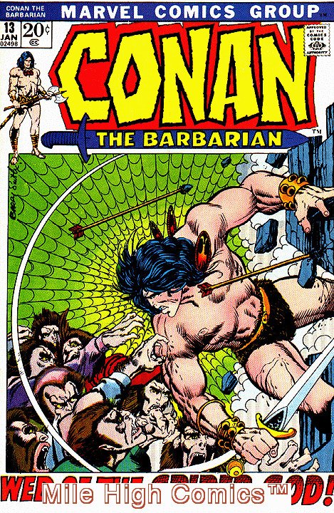 CONAN  (1970 Series)  (CONAN THE BARBARIAN) (MARVEL) #13 Very Good Comics Book