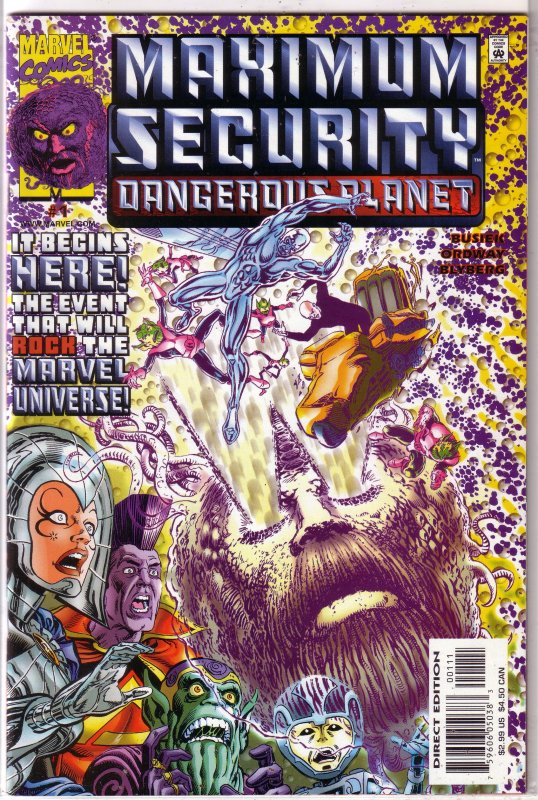 Maximum Security  : Dangerous Planet   #1 VF/NM