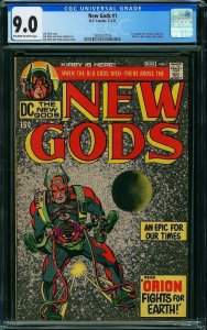 NEW GODS #1 (1971) CGC 9.0  / DP290-SBD-01