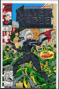 Silver Sable and the Wild Pack #1 Direct Edition (1992) Silver Sable