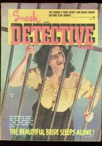 SMASH DETECTIVE CASES 1946 WINT BABE BEHIND BARS PULP FN