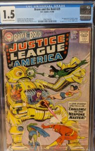 The Brave and the Bold #29 (1960) Justice League of America CGC 1.5