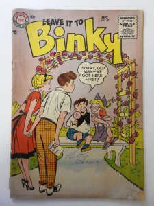 Leave it to Binky #50 (1955) GD Condition moisture stain, 1 1/2 in spine split