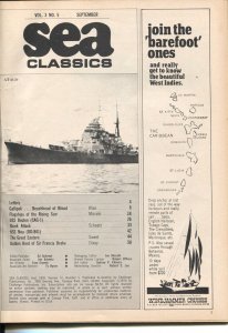 Sea Classics 9/1970-Challenge-Sir Francis Drake-Jap Cruiserst-VF