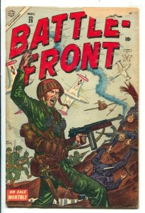 Battle-Front #25 1954-Atlas-Joe Maneely coverGene Colon-Korean War-WWII-Charg...