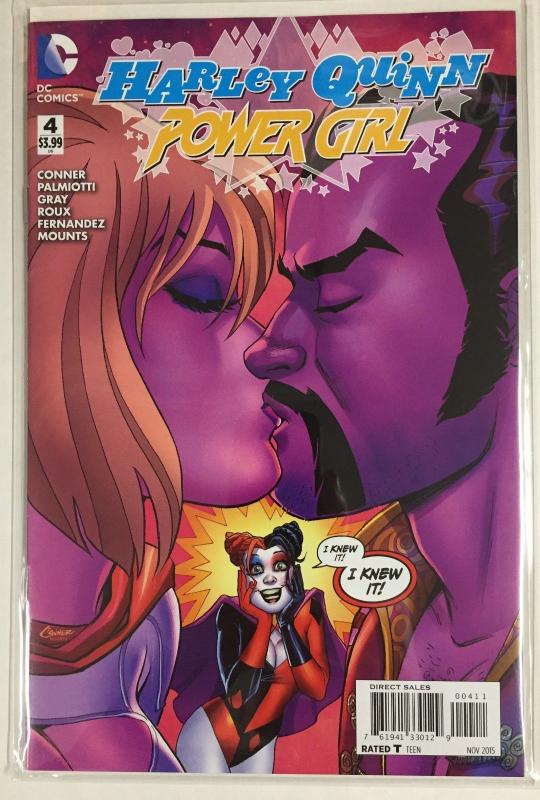  HARLEY QUINN and POWER GIRL #1-6 plus Variant! 7 books! VF-NM! Bagged&Boarded