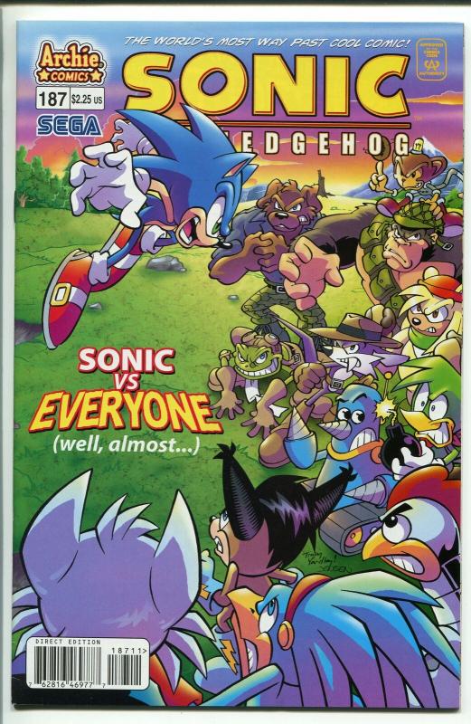 SONIC THE HEDGEHOG #187  2008-ARCHIE COMICS-SEGA-nm