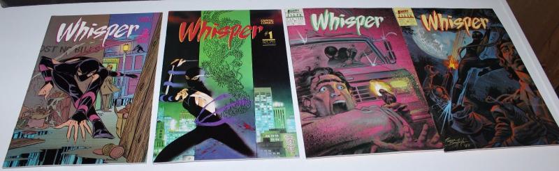 Mixed Lot 14 FIRST Comics WHISPER '83#1-2,'85#1,'86#1-6,'87#7-10,'88#11(SRU127)