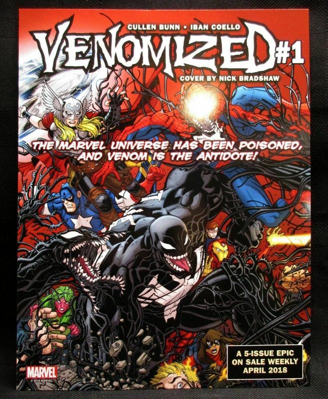 Venomized #1 30th Anniversary Web of Venom Fold Out Promo Poster Board - New!