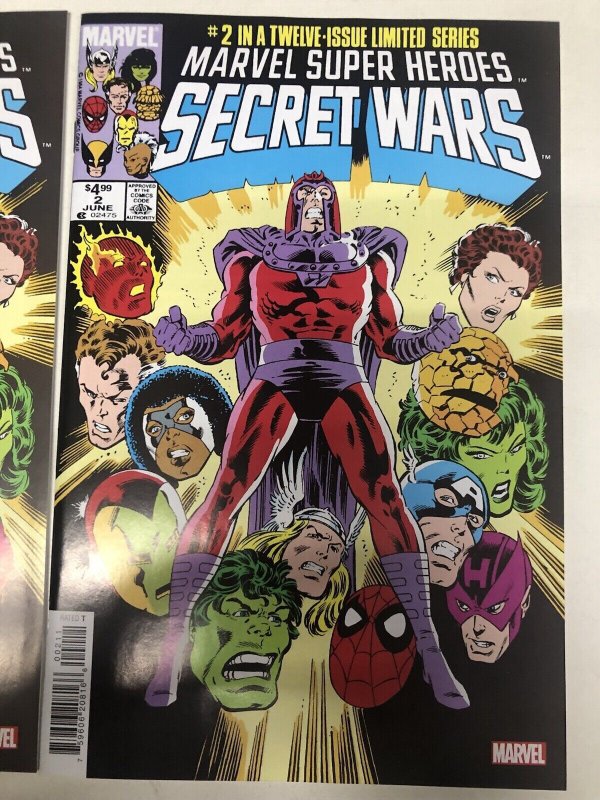 Marvel Super Heroes Secret Wars (2024) #2 (VF/NM) Facsimile Edition • Regular