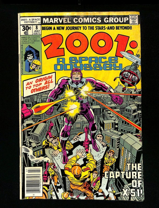 2001: A Space Odyssey #8 1st  Appearance Machine Man! Jack Kirby Art!