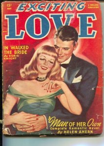 Exciting Love-5/1948-Thrilling-spicy cover-headlights-Helen Ahern-Doris Knigh...