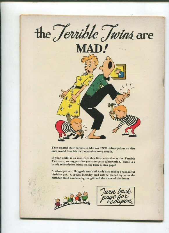 RAGGEDY ANN & ANDY #34 (7.5) PETERKIN POTTLE 1949