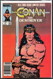Conan the Destroyer #1 Newsstand Edition (1984) Conan