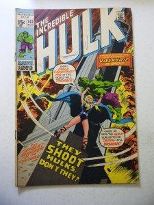 The Incredible Hulk #142 (1971) FN Condition
