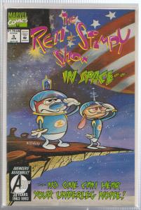 THE REN & STIMPY SHOW #5 - MARVEL COMIC - BAGGED,& BOARDED