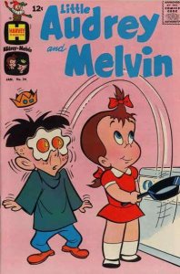 Little Audrey and Melvin #34 FN ; Harvey | All Ages 1968 Eggs Cover