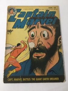 Captain Marvel Adventures 52 Vf Very Good 4.0 1st The Son Of Sivanna Fawcett