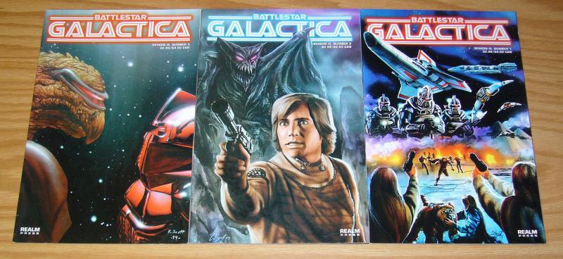 Battlestar Galactica: Season III #1-3 VF/NM complete series realm press comic 2