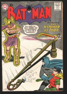 Batman #127 1959- DC-The Hammer of Thor-Superman-Joker-The Eagle appear-VG