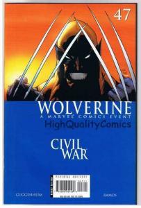 WOLVERINE #47, NM-, X-men, 1st printing, Civil War, 2003, more in store