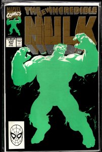 The Incredible Hulk #377 Second Print Cover (1991) Hulk [Key Issue]