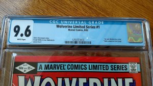 Wolverine #1 Limited Series (Sep 1982, Marvel) CGC 9.6