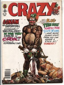 Crazy Magazine #90 1982 Marvel comics Conan Marie Severin