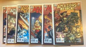 Amazons Attack! 1-6 Complete Near Mint Lot Set Run Wonder Woman