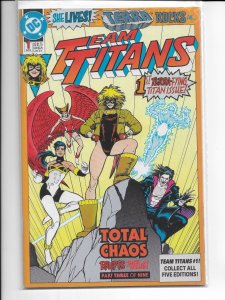 Team Titans #1 Cover E 1992 DC Comic Book bagged & boarded