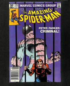 Amazing Spider-Man #219 Newsstand Variant