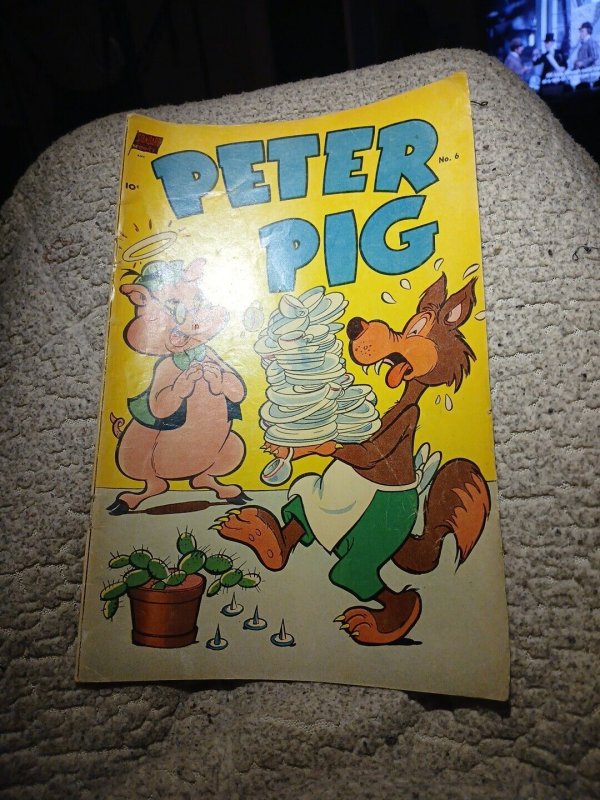 1953 Standard Comics Peter Pig #6 Golden Age Funny Animal Cartoon