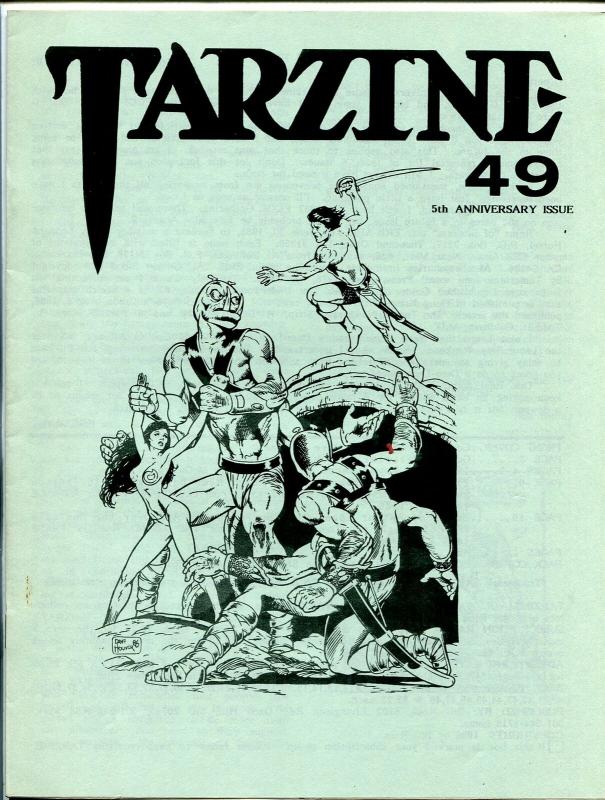 Tarzine #49 1986-Fanzine for collectors of Tarzan and ERB memorabilia-VF