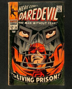 Daredevil #38 vs. Dr. Doom! Gene Colan Cover!