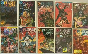 Planet of the apes full set #1-24 24 difference avg 8.5 VF+ (1990-92)