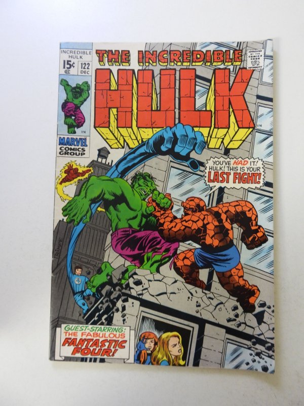 The incredible Hulk #122 (1969) FN condition