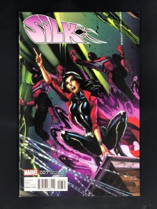 Silk #7 J. Scott Campbell Connecting Cover C Variant (2016)