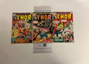 3 Mighty Thor Marvel Comics Books #240 243 244 Wein 13 SM11