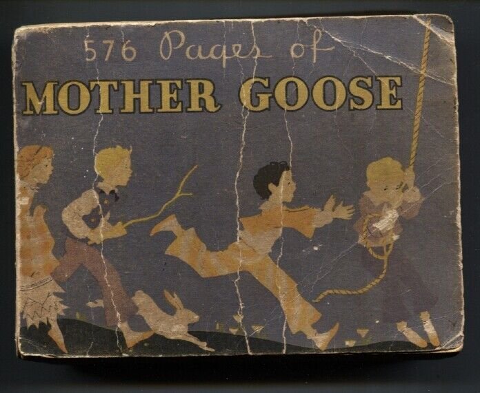 MOTHER GOOSE Big Little Book #725-1934-RARE-comic book