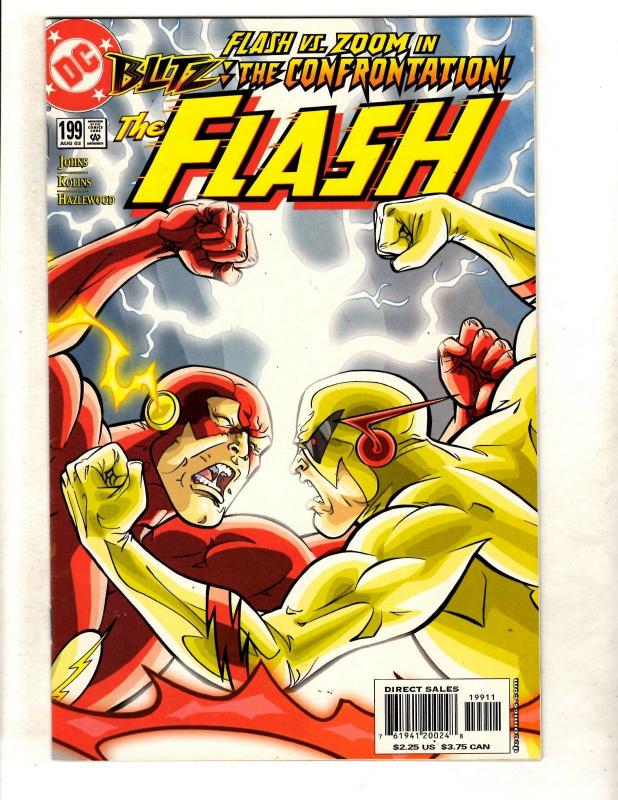 Lot Of 3 Flash DC Comic Books # 197 198 199 NM 1st Prints Professor Zoom MF19