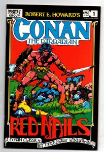 Conan The Barbarian: Red Nails #1 - Barry Windsor-Smith - 1983 - (-NM)