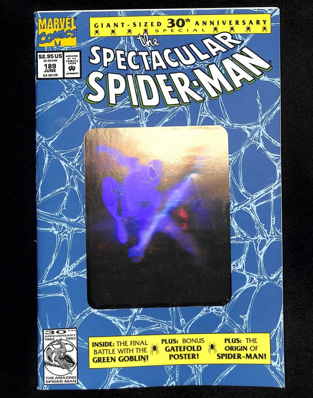 Spectacular Spider-Man #189 Hologram Cover!