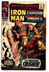 TALES OF SUSPENSE #91 comic book 1967-IRON MAN-Captain America-FN+