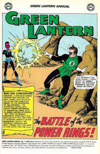 GREEN LANTERN ANNUAL #1 1963 (July1998) 9.0 VF/NM  LOST Annual of 1963 GL!