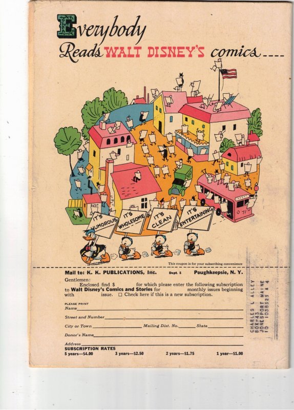 Walt Disney's Comics & Stories #104 (1949) Early Carl Barks art Utah CER...