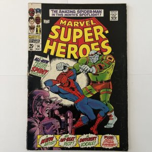 Marvel Super-Heroes #14 (Marvel Comics 1968) 1st solo Spidey outside of ASM?