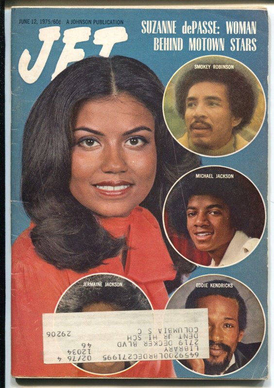 Jet 6/12/1976-Michael Jackson-Smokey Robinson-Eddie Kendricks-FN- 